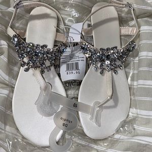 Ivory David’s Bridal Sandals